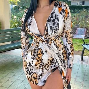 Wild Sugar Free Satin Mini
Dress - Grey/combo NEW!